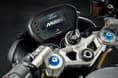 The Moto2 Edition adds exclusivity with a unique start-up screen on the 5-inch TFT screen. Triumph Street Triple Moto2 Edition screen shot.